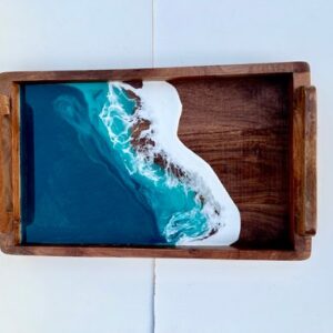 Brown Rectangle Tray