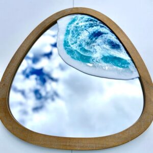 Large Egg Shaped Mirror